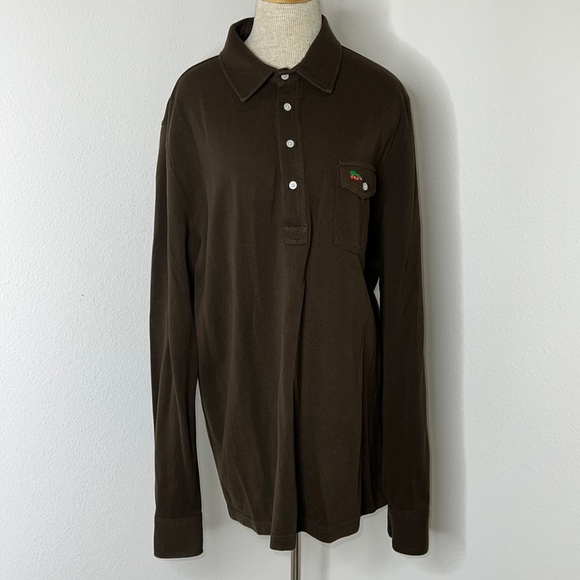 Criquet Shirts Criquet Organic Cotton Long Sleeve Polo Limited